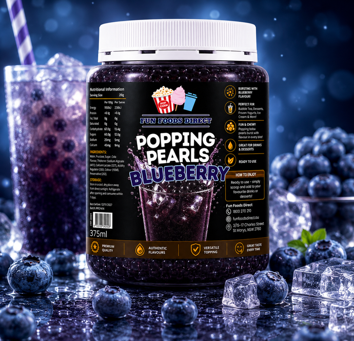 Popping Pearls Blueberry – 375ML
