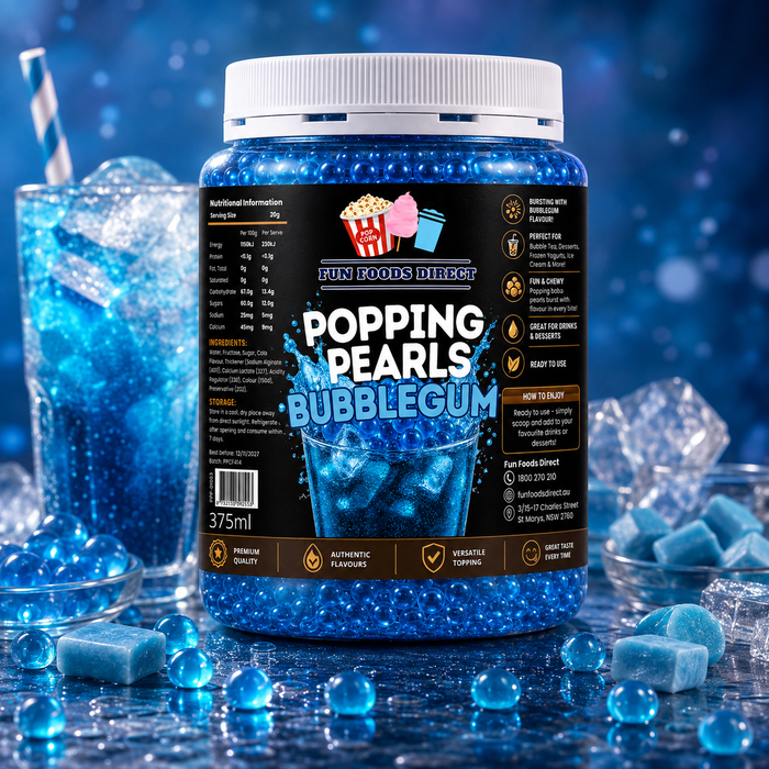 Popping Pearls Bubblegum - 375ml