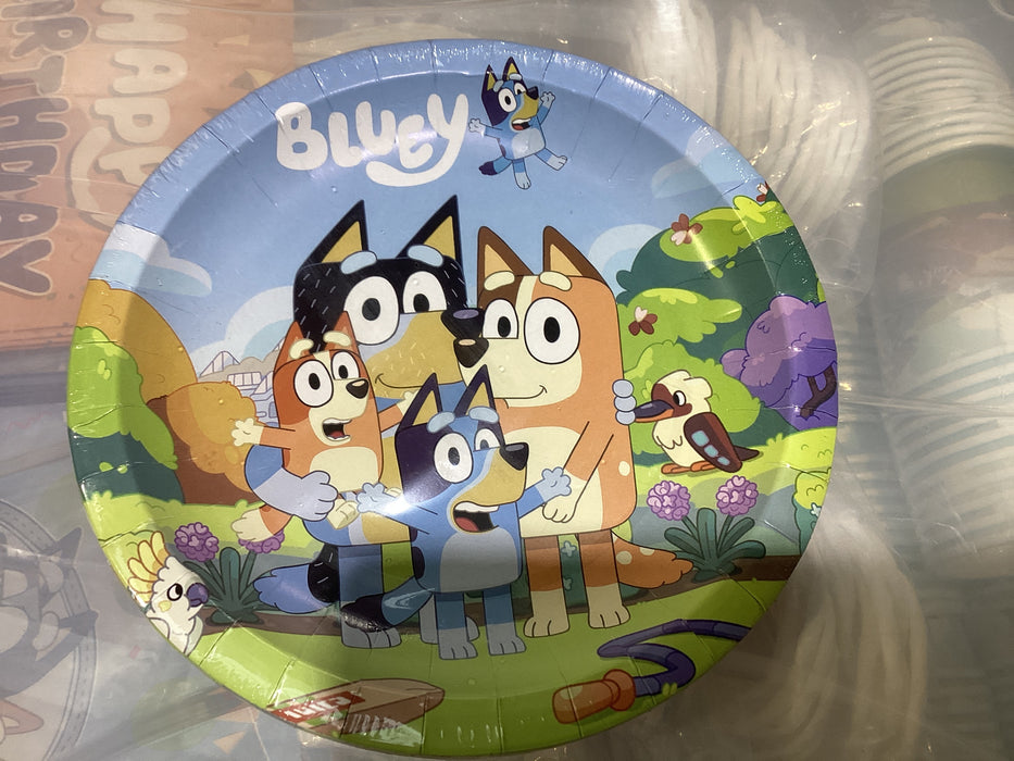 BLUEY SMALL PAPER PLATES;