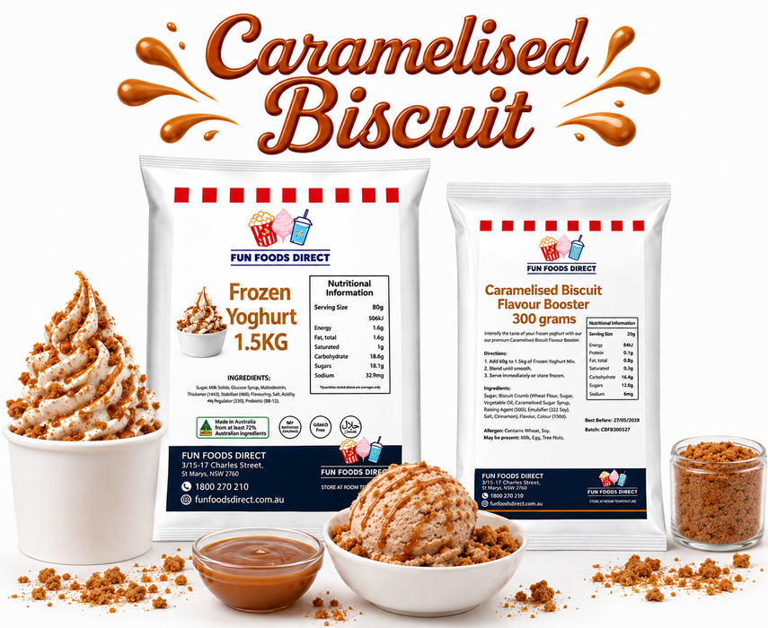 Caramelized Biscuit Frozen Yoghurt