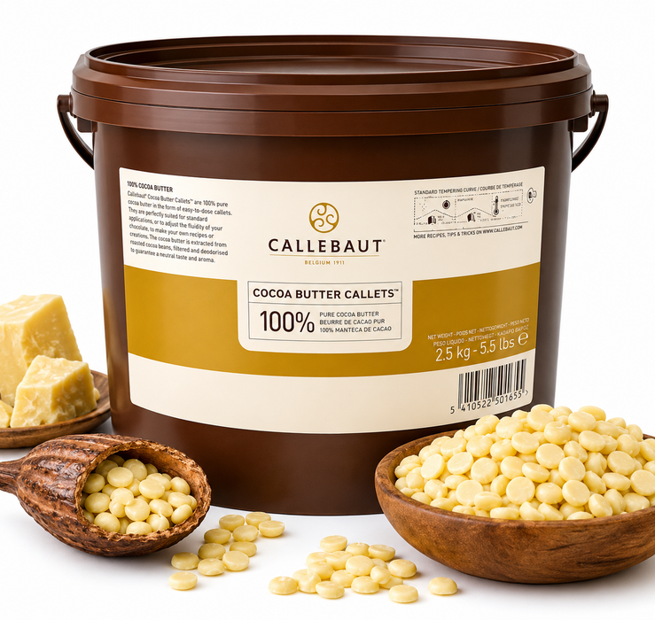 Callebaut 100% Cocoa Butter – 3kg