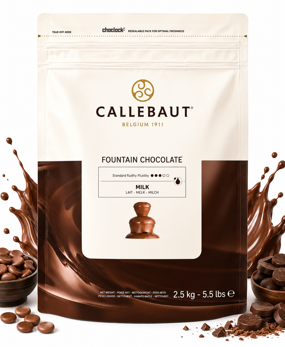 Callebaut Milk Fountain Chocolate – 2.5kg