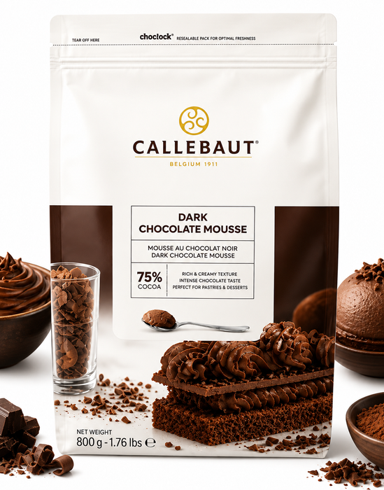 Callebaut 75% Dark Chocolate Mousse – 800g