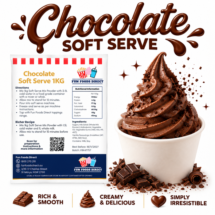 Premium Chocolate Soft Serve Mix