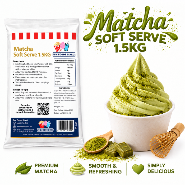 Matcha Soft Serve – Premium Japanese Green Tea Flavour