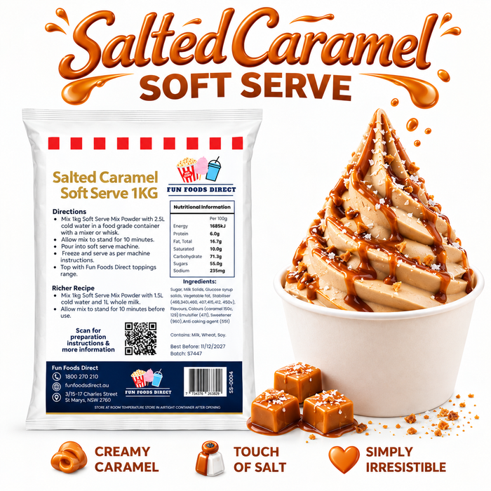 Salted Caramel Soft Serve