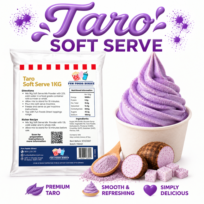 Taro Soft Serve Mix 1KG