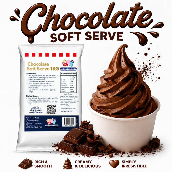 Premium Chocolate Soft Serve Mix