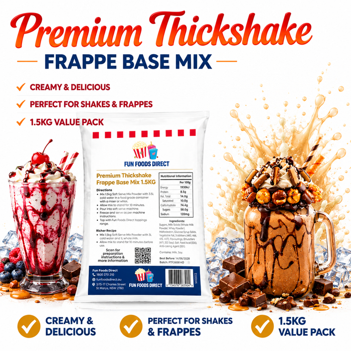 Premium Thickshake & Frappe Base Mix