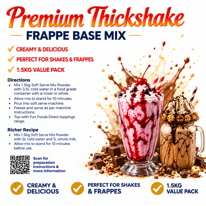 Premium Thickshake & Frappe Base Mix