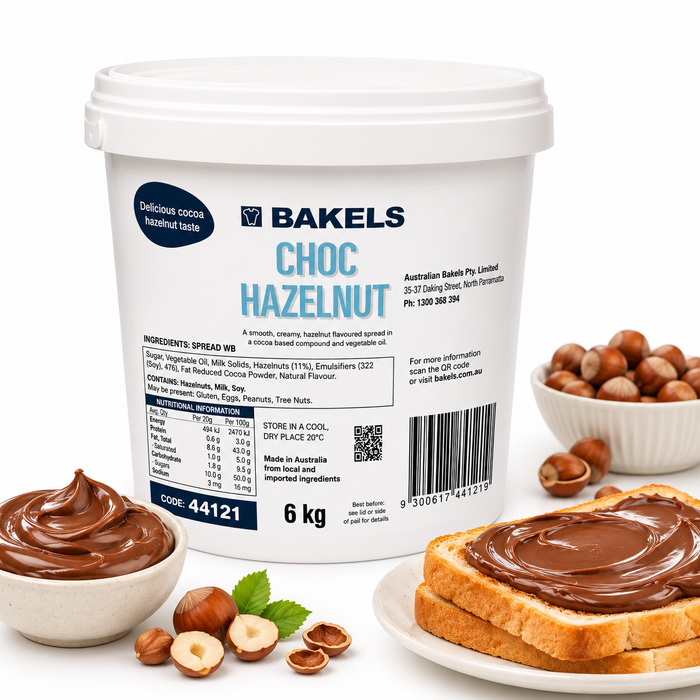 Bakels Choc Hazelnut Spread 6KG