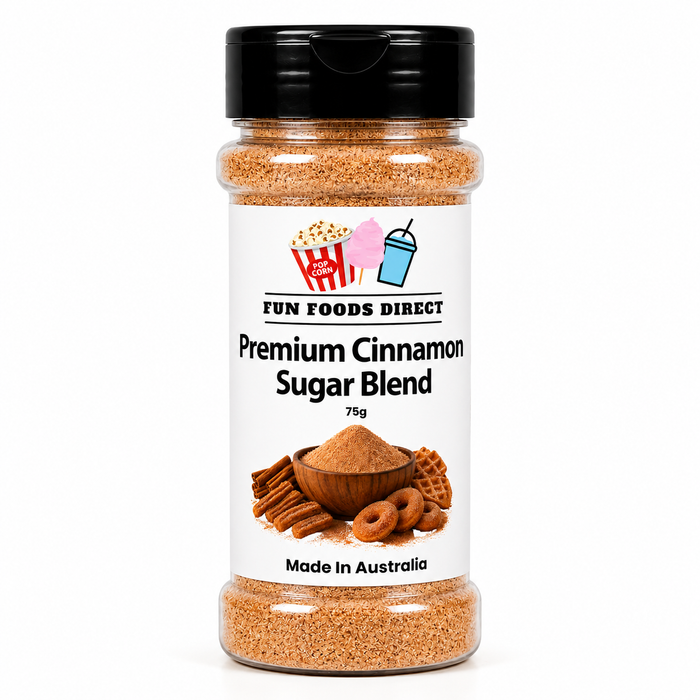 Premium Cinnamon Sugar Blend 75g | Sweet & Spiced Topping for Churros, Doughnuts & Desserts
