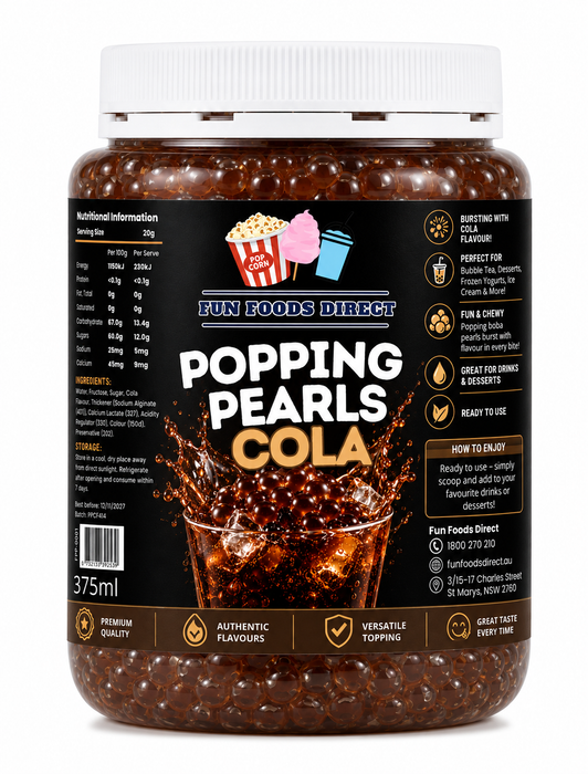Popping Pearls Cola – 375ml