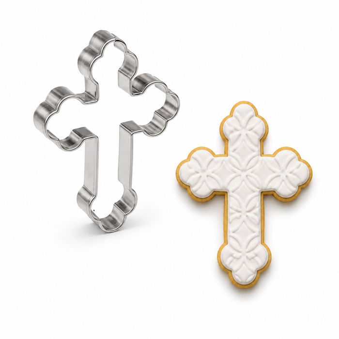 Cross Ornate Cookie Cutter