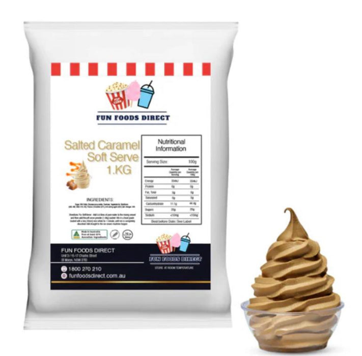 Salted Caramel Soft Serve