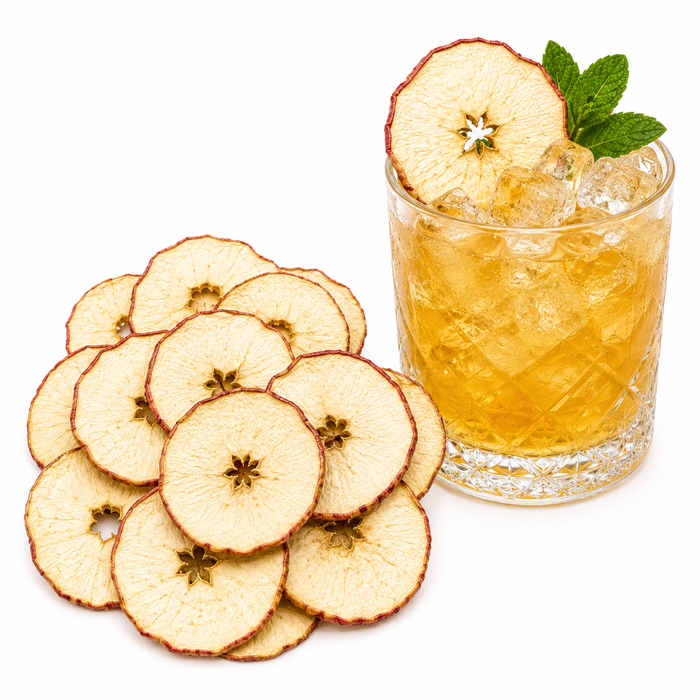 Dried Apple Slices 30g | Premium Citrus Garnish for Cocktails, Desserts & Drinks