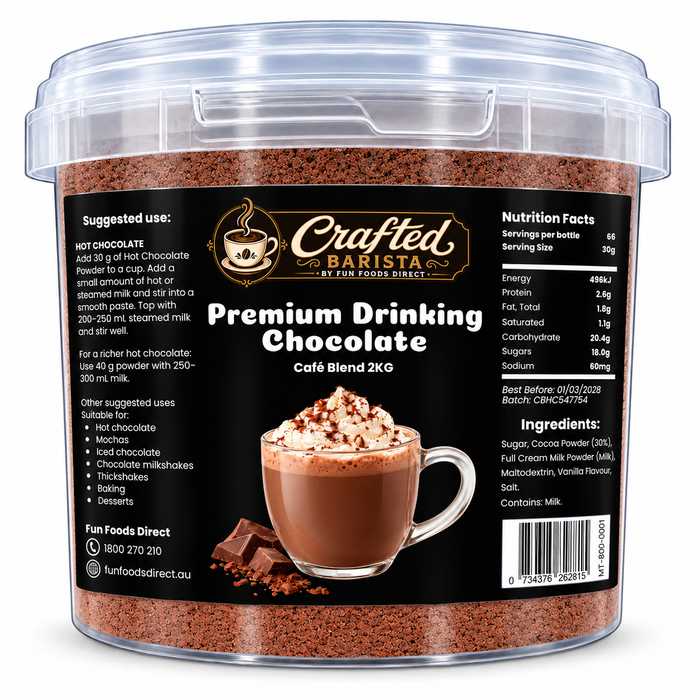 Premium Drinking Chocolate – Café Blend 2kg