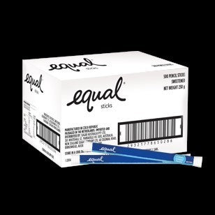 Equal Sweetener Pencil Sachets 500’s