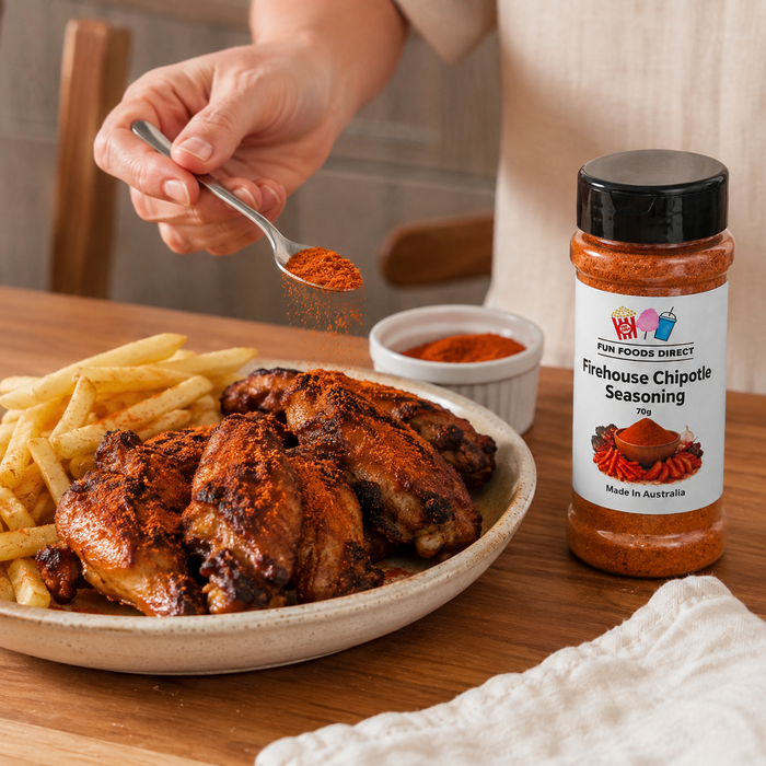 Firehouse Chipotle Seasoning | Smoky Spicy Flavour Boost for Chips, Chicken & BBQ