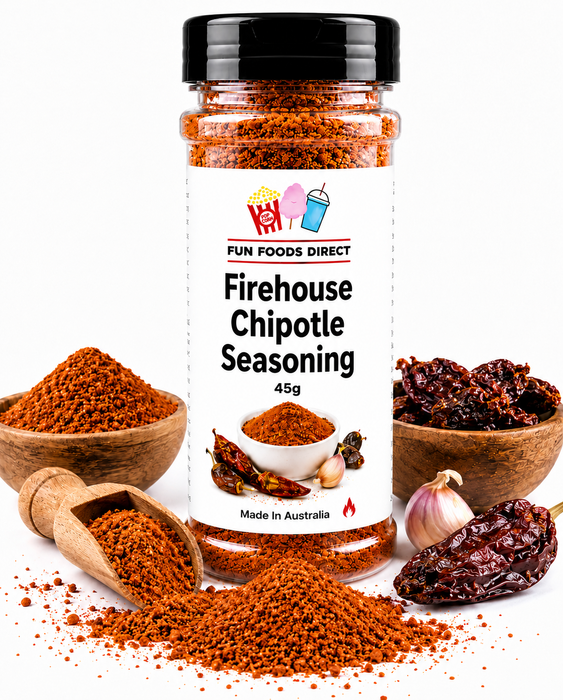 Firehouse Chipotle Seasoning 45g | Smoky Spicy Flavour Boost for Chips, Chicken & BBQ