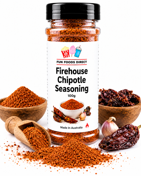 Firehouse Chipotle Seasoning 100g | Smoky Spicy Flavour Boost for Chips, Chicken & BBQ