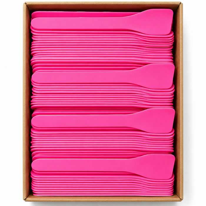 Multi Coloured Gelato Paper Spoons 500's