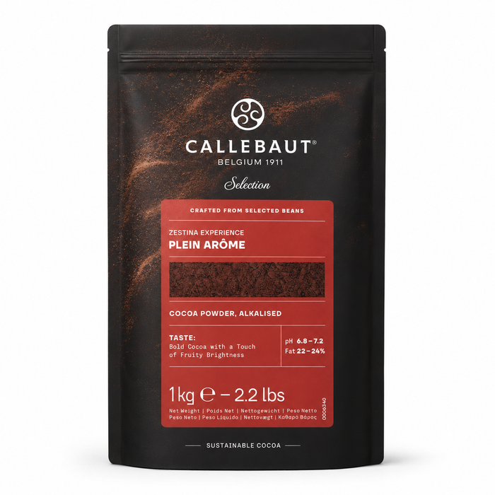 Callebaut Plein Cacao Powder, Alkalised Cacao Barry Plein Arome Cocoa Powder 1KG