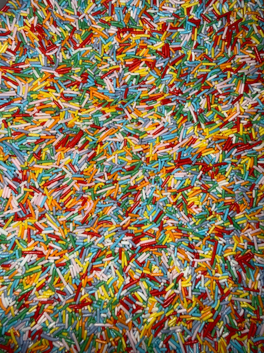 Rainbow Topping Jimmies Sprinkles 1KG