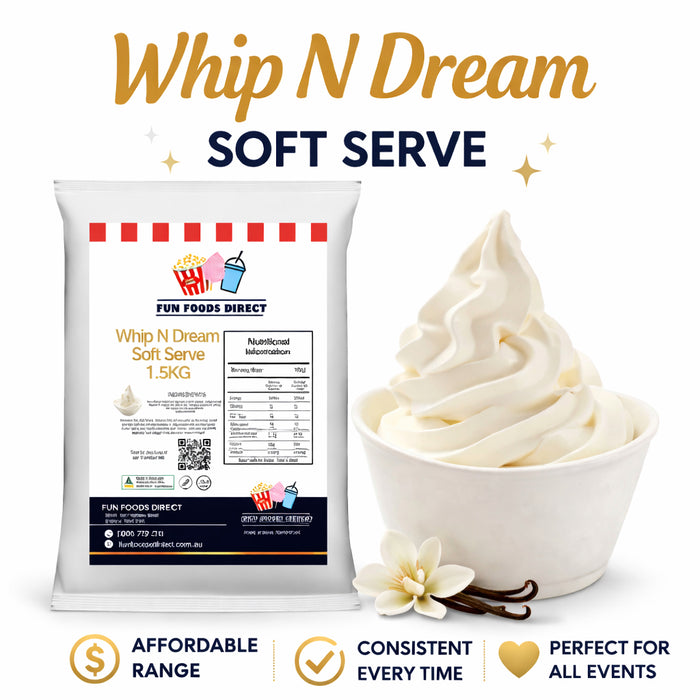 Whip N Dream Classic Vanilla Soft Serve Mix