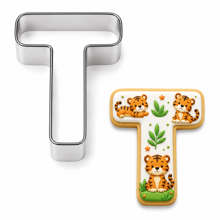 Letter T Cookie Cutter