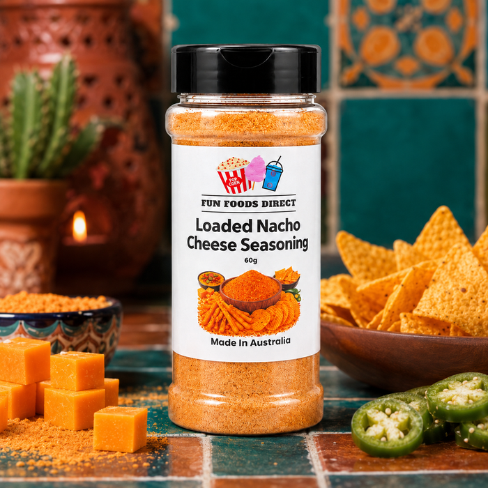 Loaded Nacho Cheese Seasoning | Cheesy Flavour Boost for Chips, Fries & Snacks