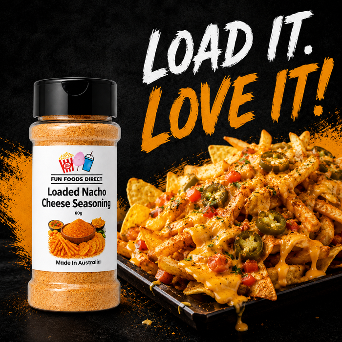 Loaded Nacho Cheese Seasoning | Cheesy Flavour Boost for Chips, Fries & Snacks