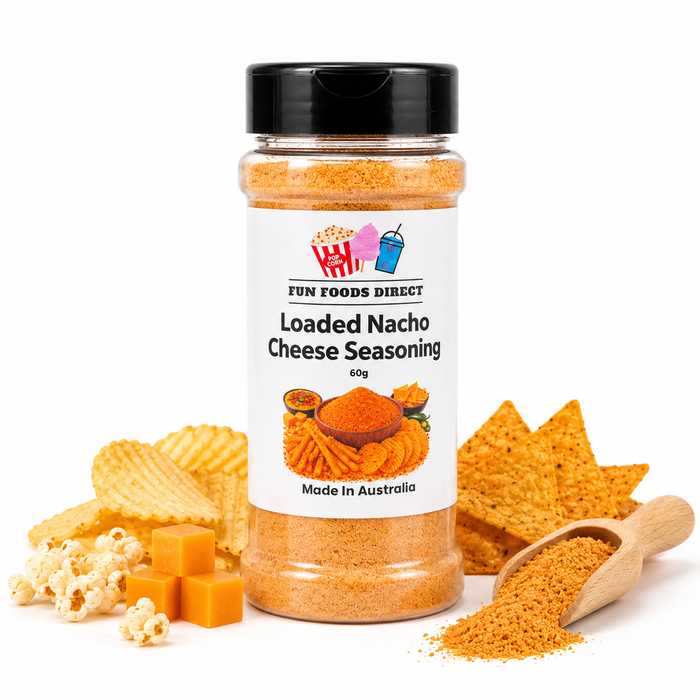 Loaded Nacho Cheese Seasoning | Cheesy Flavour Boost for Chips, Fries & Snacks