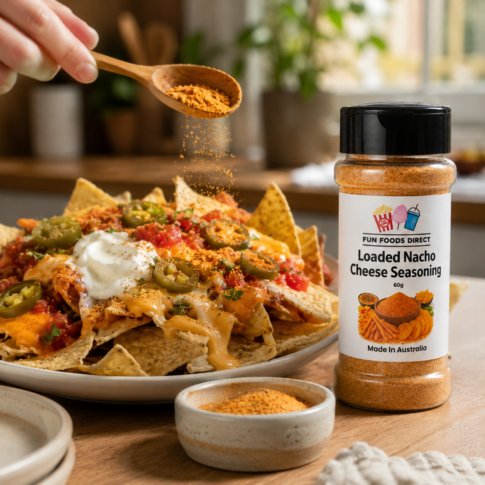 Loaded Nacho Cheese Seasoning | Cheesy Flavour Boost for Chips, Fries & Snacks