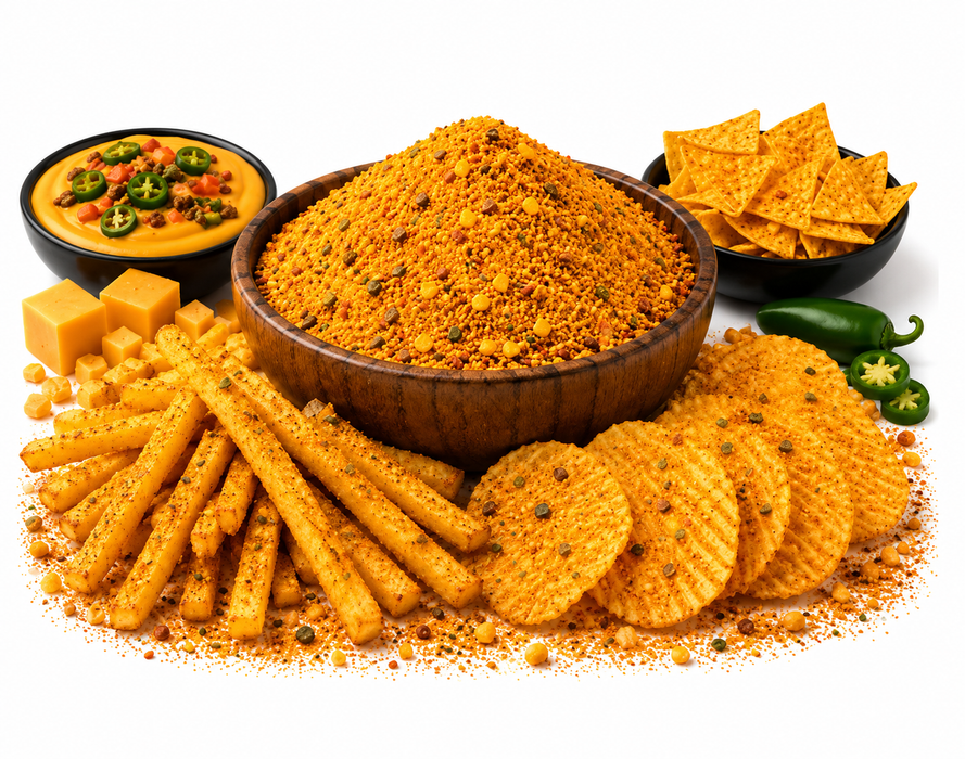 Loaded Nacho Cheese Seasoning 100g | Cheesy Flavour Boost for Chips, Fries & Snacks