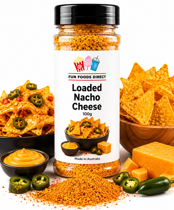 Loaded Nacho Cheese Seasoning 100g | Cheesy Flavour Boost for Chips, Fries & Snacks