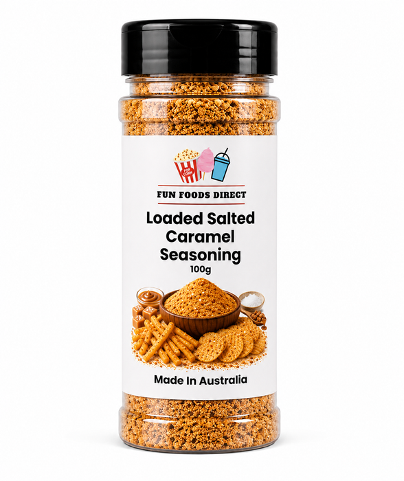 Loaded Salted Caramel Seasoning 60g | Sweet & Salty Flavour Boost for Chips, Popcorn & Desserts