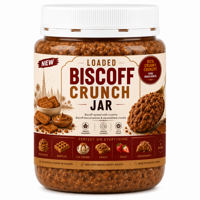 Loaded Biscoff Crunch Jar 375ml