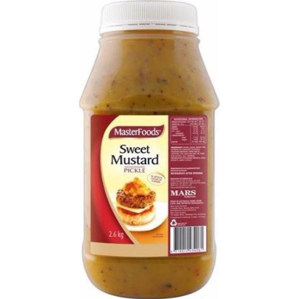 MasterFoods Sweet Mustard Pickle Relish 2.6 KG