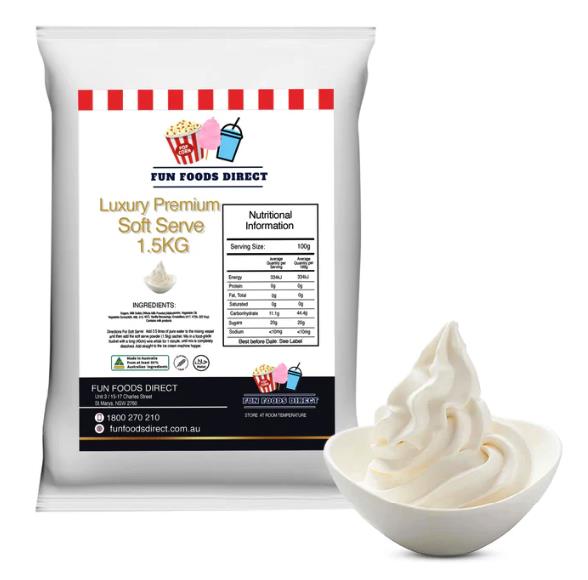 Luxury Whip Vanilla Soft Serve Mix