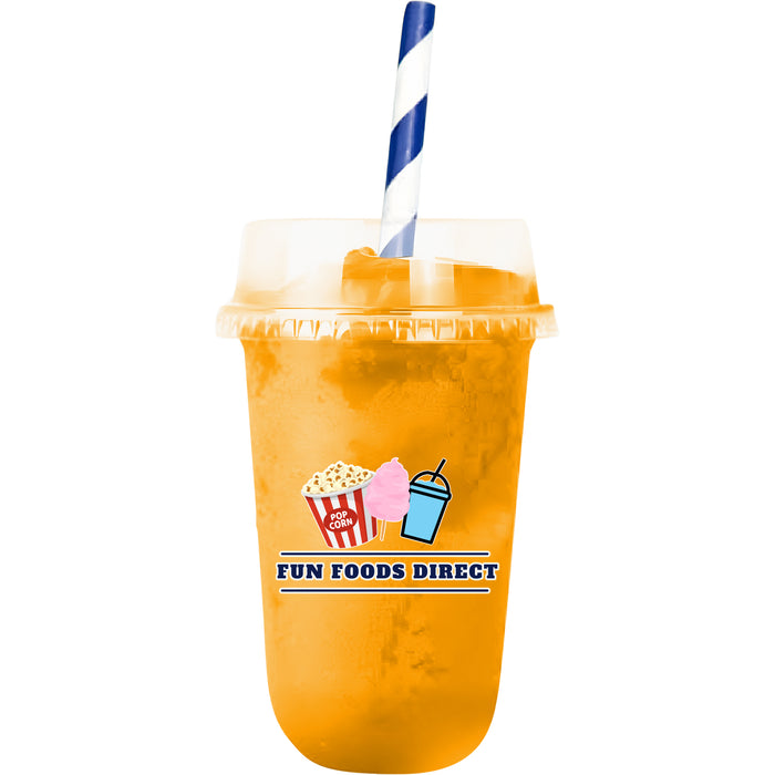 Orange Slush / Slushie Mix Bottles