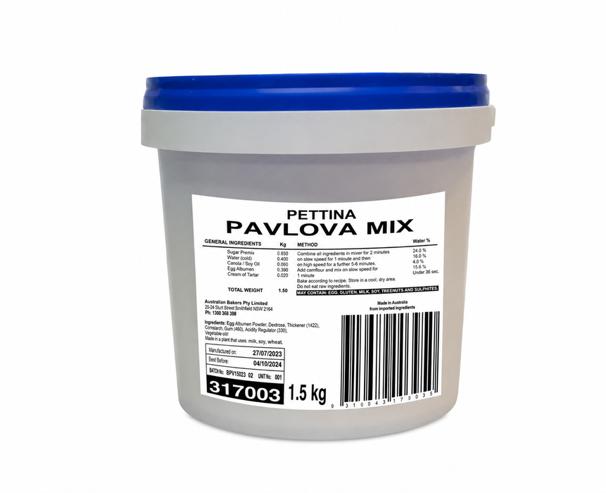 Bakels Pettina Pavlova Mix 1.5 KG