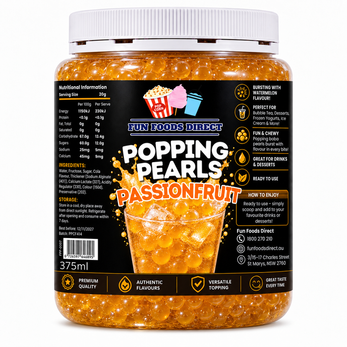 Popping Pearls Passionfruit  – 375ML