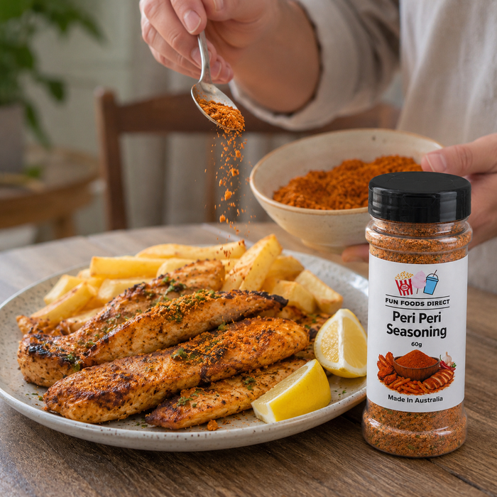 Peri Peri Seasoning | Spicy Flavour Boost for Chips, Chicken & Snacks
