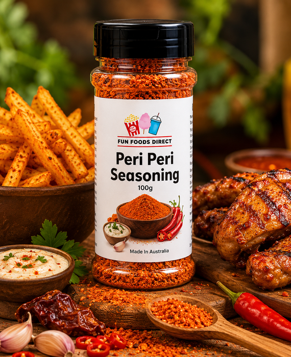 Peri Peri Seasoning 60g | Spicy Flavour Boost for Chips, Chicken & Snacks