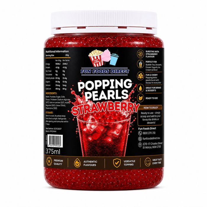 Popping Pearls Strawberry  – 375ML