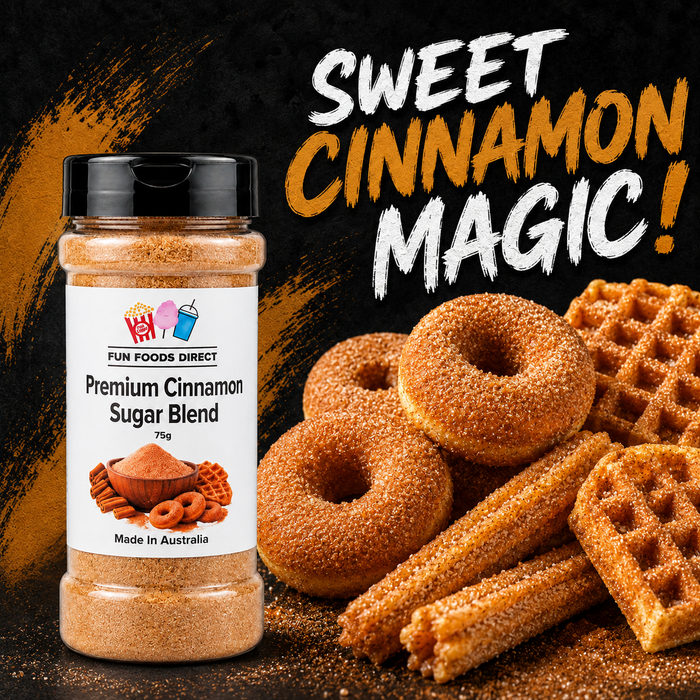 Premium Cinnamon Sugar Blend | Sweet & Spiced Topping for Churros, Doughnuts & Desserts