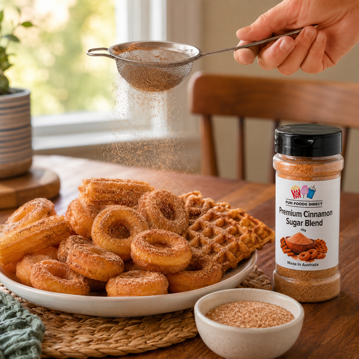 Premium Cinnamon Sugar Blend | Sweet & Spiced Topping for Churros, Doughnuts & Desserts
