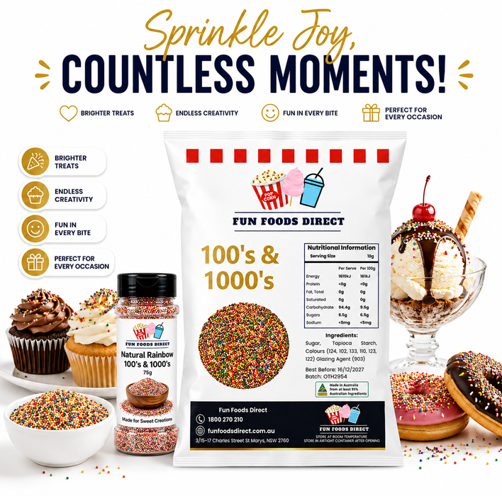 Natural Non Pareils Natural 100's & 1000's