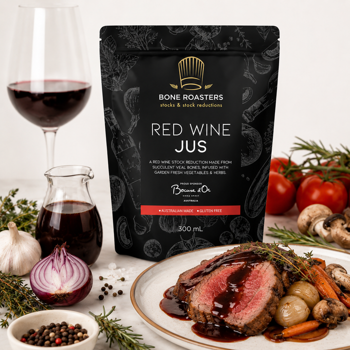 Edlyn Bone Roasters Red Wine Jus 25 Brix 300mL